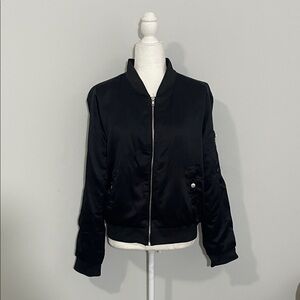 Satin Women's Bomber Jacket